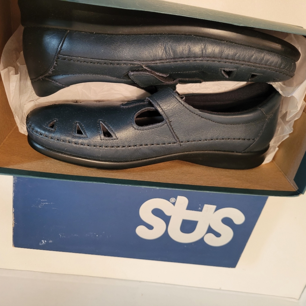 SAS NAVY BLUE SHOES - Picture 5 of 7